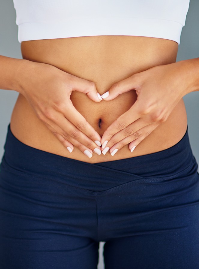 Gut health woman