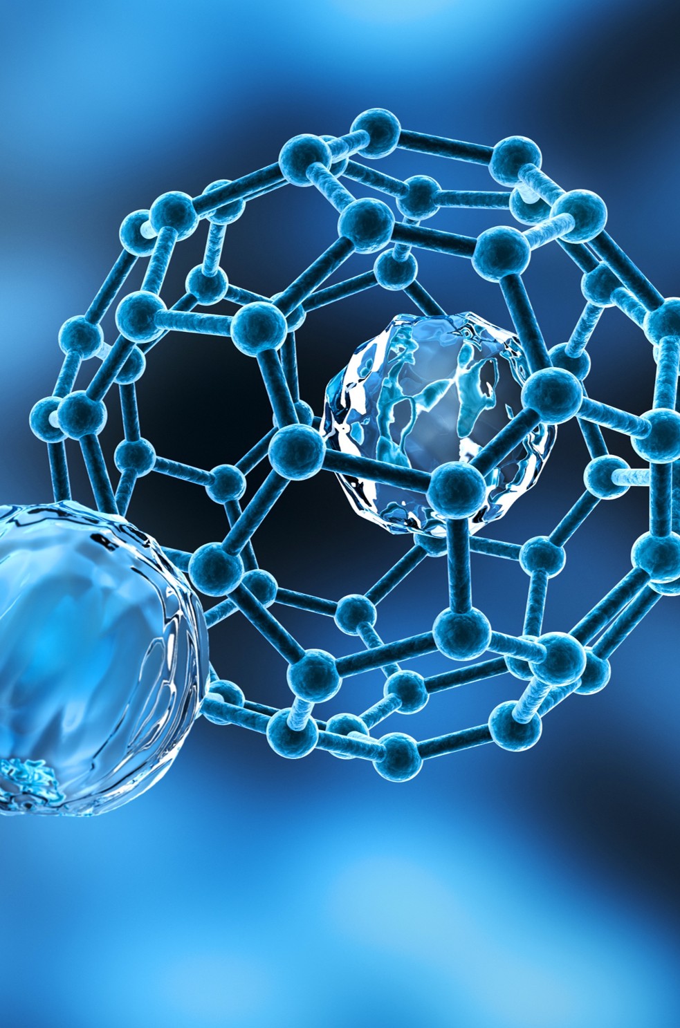 Abstract image of nanoparticles