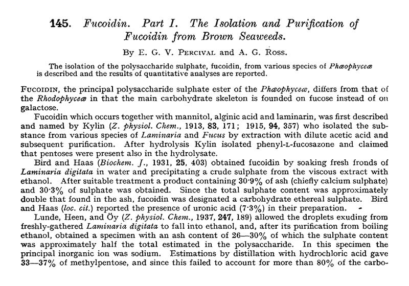 Paper by Percival and Ross